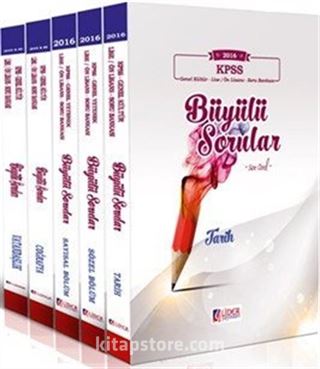 2016 KPSS Lise Önlisans Genel Yetenek Genel Kültür Büyülü Sorular Modüler Soru Bankası (5 Kitap) (LİSE-ÖNL-G.Y-111)