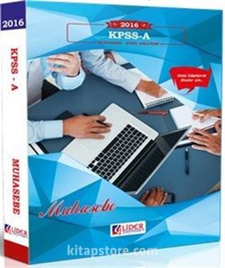 2016 KPSS A Muhasebe Konu Anlatımı (KPSS-A MUH-111)