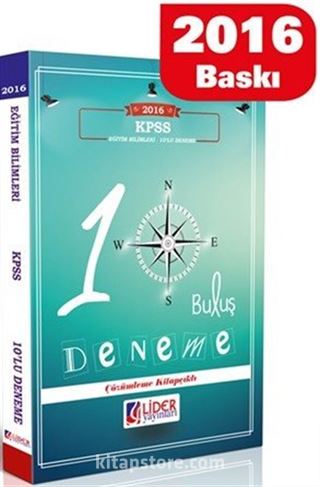 2016 KPSS Eğitim Bilimleri Buluş 10'lu Deneme (EB BUL-112)