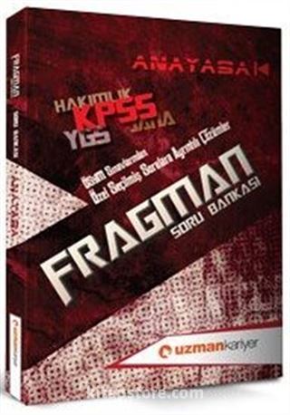2016 KPSS Fragman Anayasa Soru Bankası (Tamamı Çözümlü)