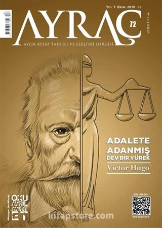 Ayraç Aylık Kitap Tahlili ve Eleştiri Dergisi Sayı:72 Ekim 2015