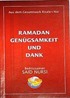 Ramadan Genügsamkeit Und Dank (Ramazan Ris.Almanca)