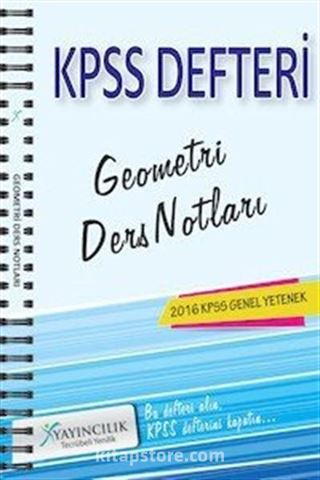 2016 KPSS Genel Yetenek Geometri Ders Notları