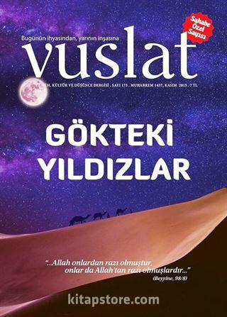 Vuslat Aylık Eğitim ve Kültür Dergisi Sayı:173 Kasım 2015