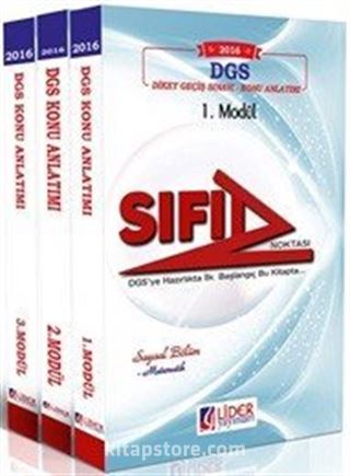 2016 DGS Modüler Konu Anlatımlı (3 Kitap) (DGS-112-KA)
