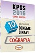 2016 KPSS Genel Kültür Coğrafya Çözümlü 10 Deneme Sınavı