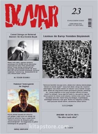 Duvar İki Aylık Edebiyat Dergisi Sayı:23 Kasım-Aralık 2015