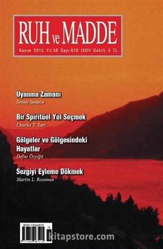 Ruh ve Madde Dergisi Kasım 2015 Yıl:56 Sayı:670