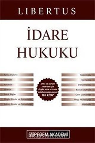 2016 KPSS A Grubu Libertus İdare Hukuku Konu Anlatımı