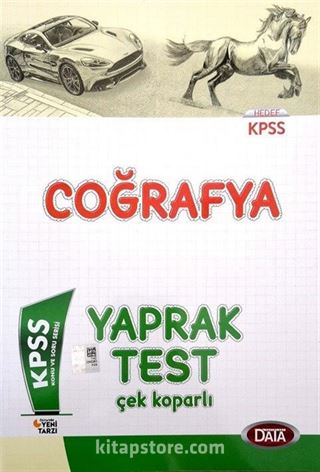 KPSS Coğrafya Yaprak Test