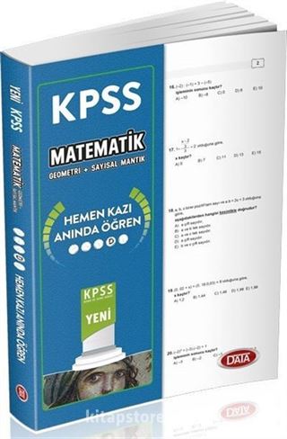 KPSS Matematik Geometri Sayısal Mantık Kazı Bil Anında Öğren Çek Kopar Yaprak Test