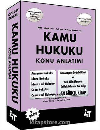 Kamu Hukuku Konu Anlatımı