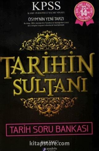 2016 KPSS Tarihin Sultanı Tarih Soru Bankası