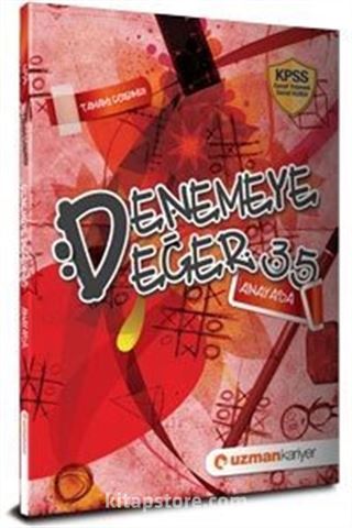 2016 KPSS Denemeye Değer 35 Anayasa