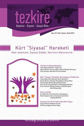 Tezkire Düşünce-Siyaset-Sosyal Bilim Dergisi Sayı:54 Ekim-Kasım-Aralık