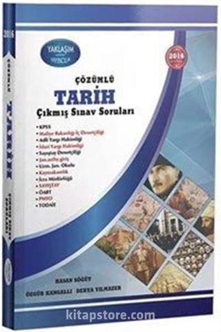 2016 KPSS Çözümlü Tarih Çıkmış Sınav Soruları