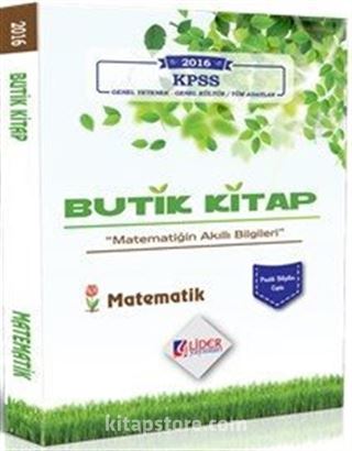 2016 KPSS Butik Cep Kitap Matematik (PRTK-MAT-112)