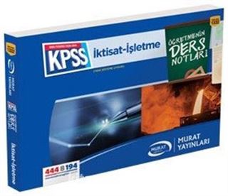 2016 KPSS İktisat-İşletme Öğretmenin Ders Notları (1332)