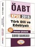 2016 KPSS ÖABT Türk Dili ve Edebiyatı Tamamı Çözümlü Soru Bankası