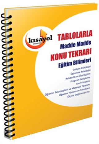 2016 KPSS Eğitim Bilimleri Tablolarla Madde Madde Konu Tekrarı