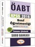 2016 KPSS ÖABT Sınıf Öğretmenliği Tamamı Çözümlü Soru Bankası