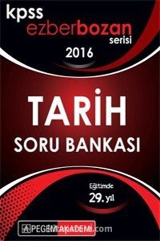 2016 KPSS Ezberbozan Tarih Soru Bankası