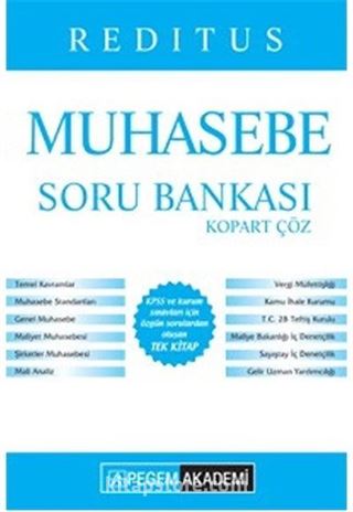 2016 KPSS A Grubu Reditus Muhasebe Çek Kopart Soru Bankası