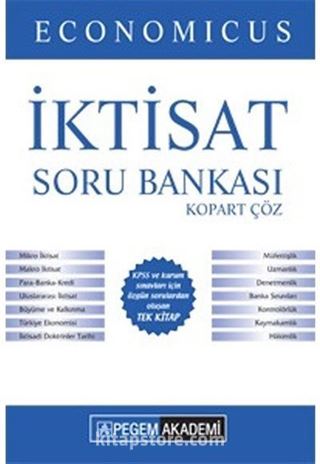 2016 KPSS A Grubu Economicus İktisat Çek Kopart Soru Bankası