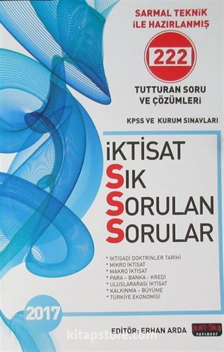 2017 KPSS ve Kurum Sınavları İktisat Sık Sorulan Sorular