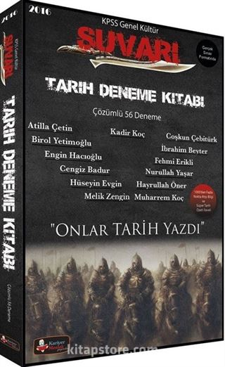 2016 KPSS Süvari 56 Tarih Deneme
