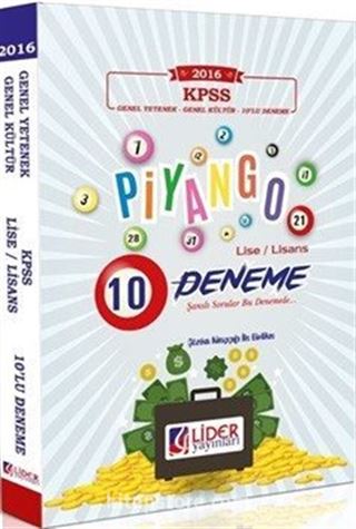 2016 KPSS Lisans Piyango 10'lu Deneme