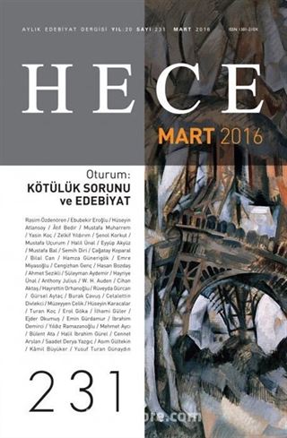 Sayı:231 Mart 2016 Hece Aylık Edebiyat Dergisi