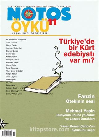 Notos Öykü İki Aylık Edebiyat Dergisi Ağustos-Eylül 2008 Sayı:11