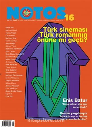 Notos Öykü İki Aylık Edebiyat Dergisi Haziran-Temmuz 2009 Sayı:16