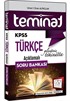 2016 KPSS Teminat Türkçe Açıklamalı Soru Bankası