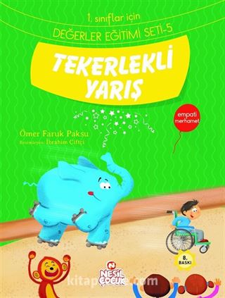 Tekerlekli Yarış / 1. Sınıflar İçin Değerler Eğitimi Seti 5