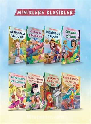 Minikler Klasikler Hikaye Serisi (8 Kitap)
