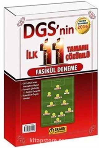2016 DGS'nin İlk 11 Tamamı Çözümlü Fasikül Deneme
