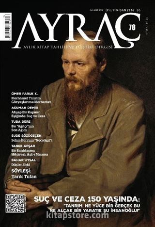 Ayraç Aylık Kitap Tahlili ve Eleştiri Dergisi Sayı:78 Nisan 2016