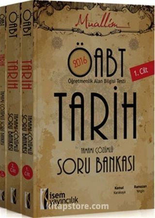 2016 ÖABT Muallim Tarih Öğretmenliği Tamamı Çözümlü Modüler Soru Bankası Seti (2 Kitap)