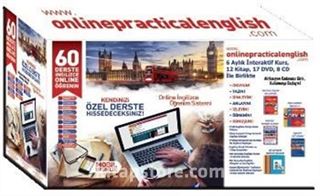 60 Derste Online İngilizce Öğrenim Seti (12 Kitap+17 Dvd+8 Cd)