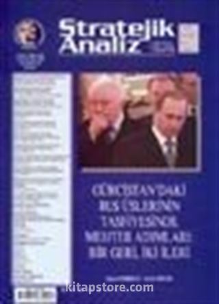 Stratejik Analiz / Sayı: 16 / Ağustos 2001