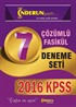 2016 KPSS 7 Çözümlü Fasikül Deneme Seti