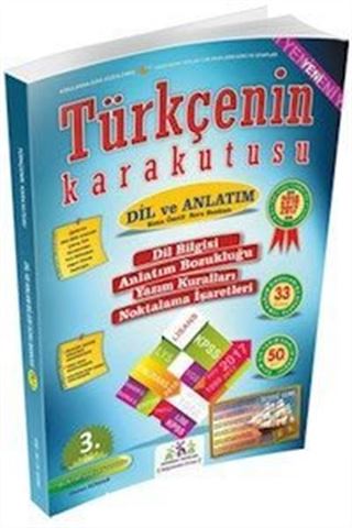 2016 KPSS Türkçenin Kara Kutusu Dil ve Anlatım Konu Özetli Soru Bankası