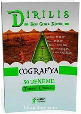 2016 KPSS Diriliş Coğrafya Tamamı Çözümlü 50 Deneme Sınavı