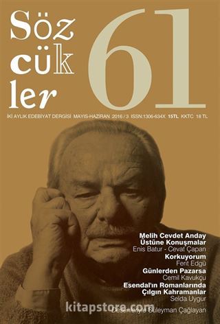Sözcükler İki Aylık Edebiyat Dergisi Sayı:61 Mayıs-Haziran 2016