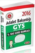 2016 GYS Adalet Bakanlığı %100 Soru Bankası