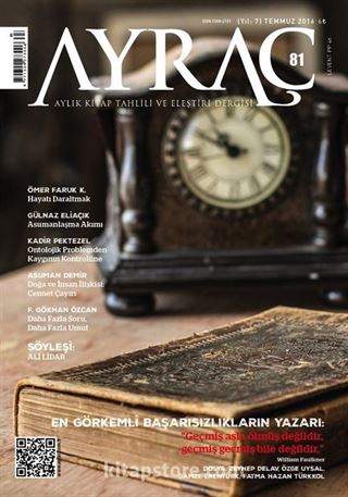 Ayraç Aylık Kitap Tahlili ve Eleştiri Dergisi Sayı:81 Temmuz 2016