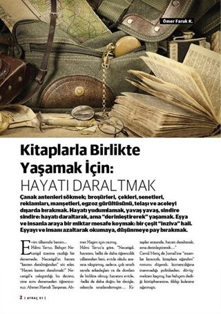 Ayraç Aylık Kitap Tahlili ve Eleştiri Dergisi Sayı:81 Temmuz 2016