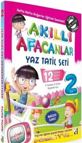 2. Sınıf Akıllı Afacanlar Yaz Tatil Seti